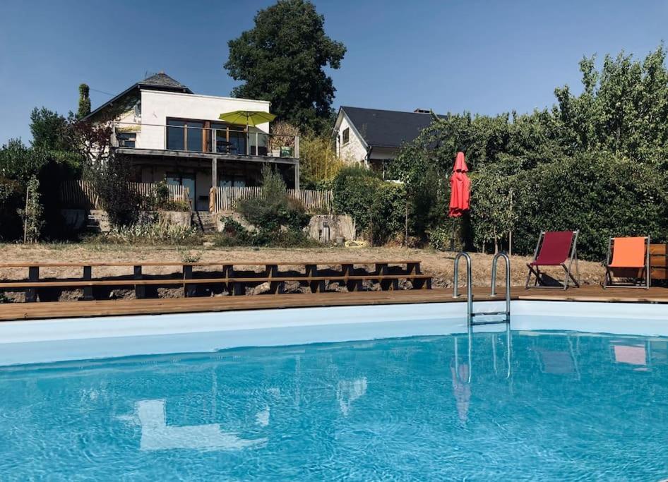 Maison Vue Panoramique Depuis Le Coteau De Chinon Esterno foto